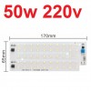 50Вт 220В LED плата светодиодная SMD матрица 170х65мм 3000К